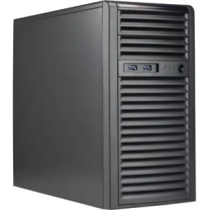 Серверная платформа Supermicro SuperWorkstation Mid-Tower 5039C-I CPU(1) E-22**/ noHS/ no memory(4)/ on board RAID 0/1/5/10/ internalHDD(4)LFF/ 2xGE/ 3xFH/ 1x400W Gold/ n