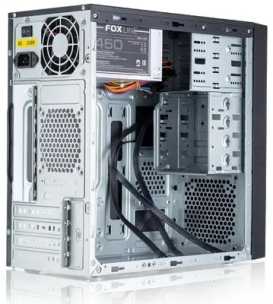 Корпус Minitower Foxline FL-733 &amp;lt; FL-733-FZ450R &amp;gt;,mATX, 2x5.25EXT, 2x3.5EXT, 5x3.5INT, 2xUSB2.0, HDA, w/o FAN, w/450W ATX PSU, w/1.2m EU pwr cord