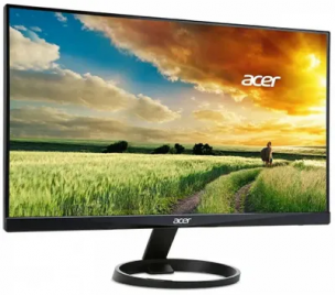 Монитор 23.8"  Acer R240HYbidx черный (1920x1080, 60Hz, IPS, 4ms, 1000:1, 250cd, DVI, HDMI, VGA) UM.QR0EE.026
