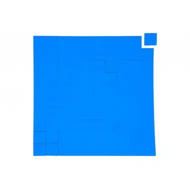 Терморезинка (термопрокладка) 100х100 мм, толщина 1.0 мм