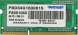 Оперативная память Patriot PSD34G160081S DDR3 - 1x 4ГБ 1600МГц, для ноутбуков (SO-DIMM), Ret