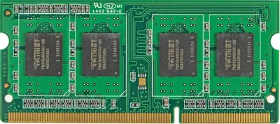 Оперативная память Patriot PSD34G160081S DDR3 - 1x 4ГБ 1600МГц, для ноутбуков (SO-DIMM), Ret