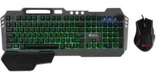 Комплект (клавиатура+мышь) Oklick 700GMK, USB, проводной [1533156]