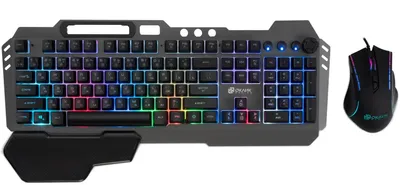 Комплект (клавиатура+мышь) Oklick 700GMK, USB, проводной [1533156]