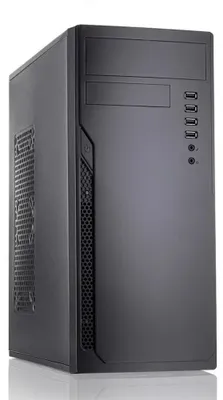 Корпус ATX FOXLINE FL-301-FZ450R, Midi-Tower, 450Вт, черный [fl-301-fz500r]