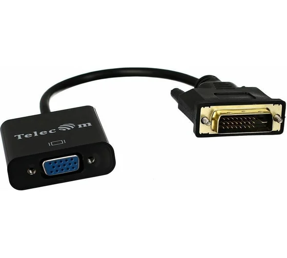 Кабель-переходник DVI-D 25M  -&amp;gt;  VGA 15F, преобразование цифрового сигнала в аналоговый