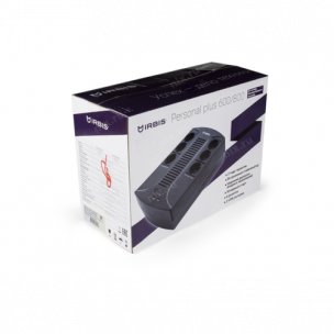Источник бесперебойного питания IRBIS UPS Personal plus 600VA / 360W, Line-Interactive, AVR, 6xSchuko outlets(3 Surge & 3 batt.)