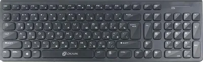 Комплект (клавиатура+мышь) Oklick 220M, USB, беспроводной [1062000]