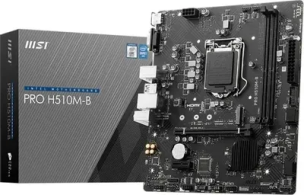 Материнская плата MSI PRO H510M-B (10Gen only), LGA 1200, Intel H470, mATX, Ret