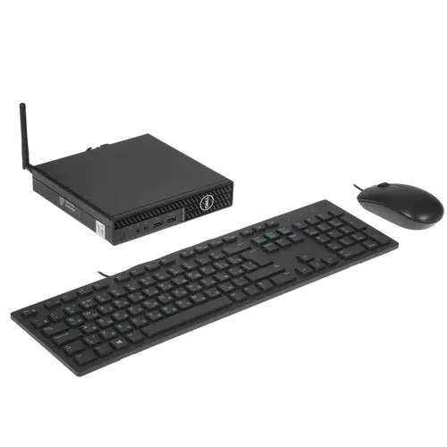 Компьютер Dell OptiPlex 3080 Micro [3080-9872] Intel Core i3-10105T, 4x3000 МГц, 8 ГБ DDR4, SSD 256 ГБ, Wi-Fi, Linux