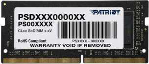 Оперативная память Patriot Signature PSD416G266681S DDR4 - 1x 16ГБ 2666МГц, для ноутбуков (SO-DIMM), Ret
