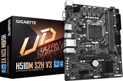 Материнская плата GIGABYTE H510M S2H V3, LGA 1200, Intel H470, mATX, Ret