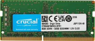 Оперативная память Crucial CT8G4SFS832A DDR4 - 1x 8ГБ 3200МГц, для ноутбуков (SO-DIMM), OEM