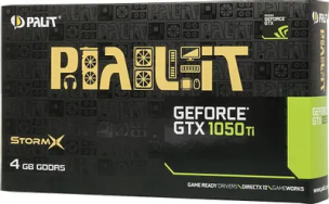 Видеокарта Palit NVIDIA GeForce GTX 1050TI PA-GTX1050Ti StormX 4G 4ГБ GDDR5, Ret [ne5105t018g1-1070f]
