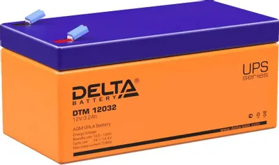 Аккумулятор Delta DTM12032 (12V 3.2Ah)