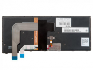 Клавиатура для ноутбука Lenovo Thinkpad T460P, черная с подсветкой, с рамкой, с трекпоинтом, гор. Enter