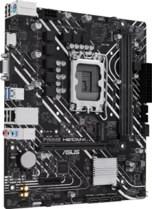Материнская плата Asus PRIME H610M-K Soc-1700 Intel H610 2xDDR5 mATX AC`97 8ch(7.1) GbLAN+VGA+HDM