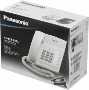 Проводной телефон Panasonic KX-TS2382RUB &lt;Black&gt;