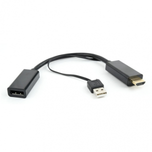 Конвертер HDMI(19M) -> DisplayPort(F) 0.15 м, Cablexpert