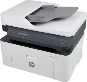 МФУ лазерный HP Laser MFP 137fnw <4ZB84A> (A4, 20стр/мин, 128Mb, LCD, МФУ, факс, сетевой, USB2.0,  WiFi,  ADF)