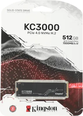 SSD накопитель 512 Gb M.2 2280 M Kingston KC3000 &amp;lt;SKC3000S/512G&amp;gt;