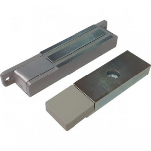 Электромагнитный замок AL-150-S 150кг, 12/24В, 16А (серебро)