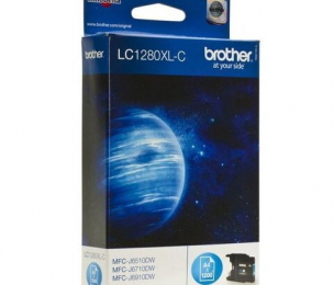 Картридж Brother LC1280XL-C Cyan для MFC-J5910DW/J6510/J6710DW/J6910DW (повышенной ёмкости)