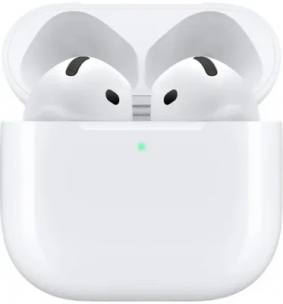 Наушники Apple A3050,A3053,A3058 AirPods 4 белый беспроводные bluetooth в ушной раковине MXP63LL/A