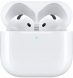 Наушники Apple A3050,A3053,A3058 AirPods 4 белый беспроводные bluetooth в ушной раковине MXP63LL/A