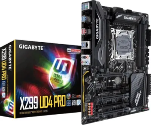 Материнская плата GIGABYTE X299 UD4 Pro, LGA 2066, Intel X299, ATX, Ret