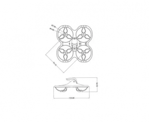 Рама квадрокоптера Cetus X (BETAFPV)