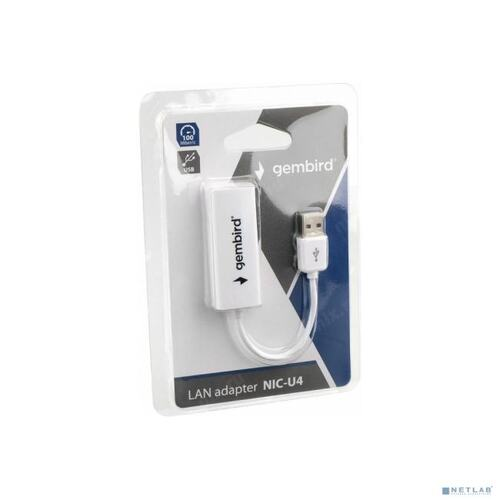 Сетевой адаптер Gembird Ethernet USB 2.0 - Fast Ethernet adapter, NIC-U4