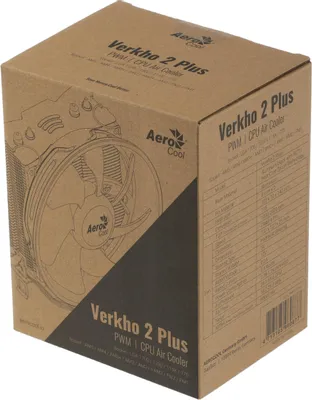 Устройство охлаждения(кулер) Aerocool Verkho 2 Plus, 120мм, Ret