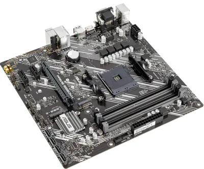 Материнская плата ASUS PRIME B550M-K (RTL) AM4 &amp;lt;B550&amp;gt; PCI-E Dsub+DVI+HDMI GbLAN SATA MicroATX 4DDR4