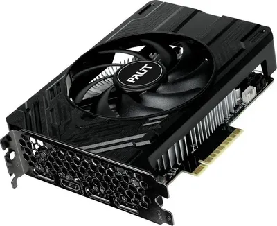 Видеокарта 8Gb Palit GeForce RTX 4060 StormX [NE64060019P1-1070F] PCIe 4.0 8 ГБ GDDR6, 128 бит, 3 x DisplayPort, HDMI, GPU 1830 МГц