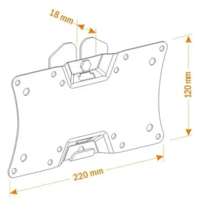 Кронштейн для телевизора Holder LCDS-5060, 19-32&amp;quot;, настенный, фиксированный