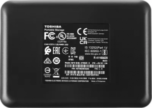 Внешний диск HDD 2Tb 2.5&quot; Toshiba Canvio Basics &lt; HDTB520EK3AA &gt; Black USB3.2 HDD EXT (RTL)