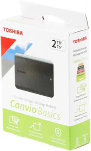 Внешний диск HDD 2Tb 2.5&quot; Toshiba Canvio Basics &lt; HDTB520EK3AA &gt; Black USB3.2 HDD EXT (RTL)