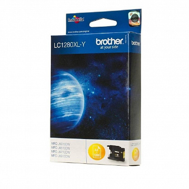 Картридж Brother LC1280XL-Y Yellow для MFC-J5910DW/J6510/J6710DW/J6910DW (повышенной ёмкости)