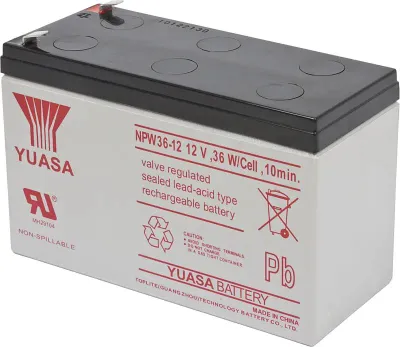 Аккумуляторная батарея Yuasa NPW36-12 (12В/7 А·ч)