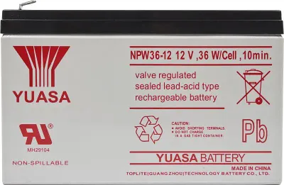 Аккумуляторная батарея Yuasa NPW36-12 (12В/7 А·ч)