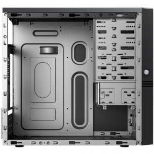 Корпус MiniTower Powerman ES555BK Black PM-450ATX USB3.0*2+USB2.0*2+Combo Audio*2 mATX  (6141875)