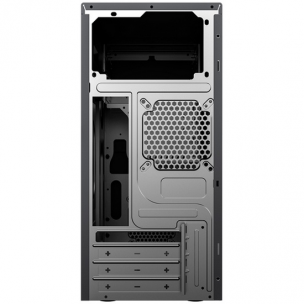 Корпус MiniTower Powerman ES555BK Black PM-450ATX USB3.0*2+USB2.0*2+Combo Audio*2 mATX  (6141875)