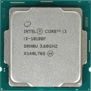 Процессор Intel Core i3 10100F, LGA 1200, OEM [cm8070104291318 srh8u]