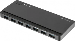 Хаб (разветвитель) TP-Link UH700 USB 3.0  7порт. черный + б.п.