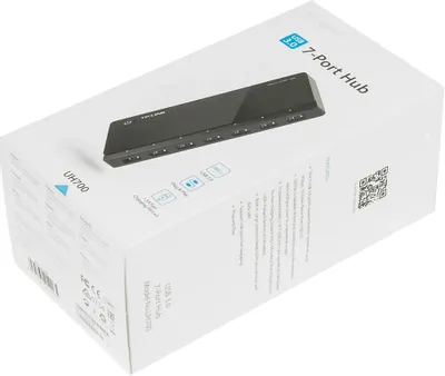 Хаб (разветвитель) TP-Link UH700 USB 3.0  7порт. черный + б.п.