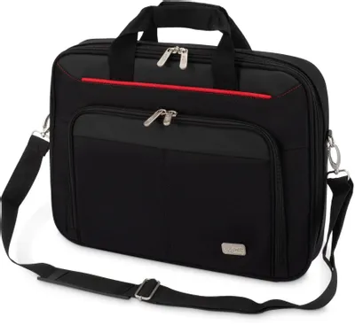 Сумка для ноутбука PC Pet PCP-A9015BK 15.6&amp;quot; черный/красный нейлон