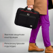 Сумка для ноутбука PC Pet PCP-A9015BK 15.6&amp;quot; черный/красный нейлон