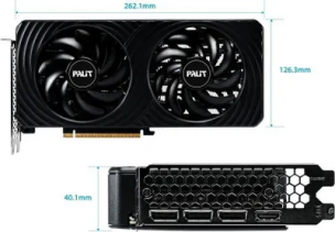 Видеокарта 8Gb Palit GeForce RTX 5060 Ti Dual [NE7506T019P1-GB2062D] PCIe 5.0 8 ГБ GDDR7, 128 бит, 3 x DisplayPort, HDMI, GPU 2407 МГц