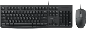 Комплект (клавиатура+мышь) DAREU MK185, USB, проводной [mk185 black ver2]